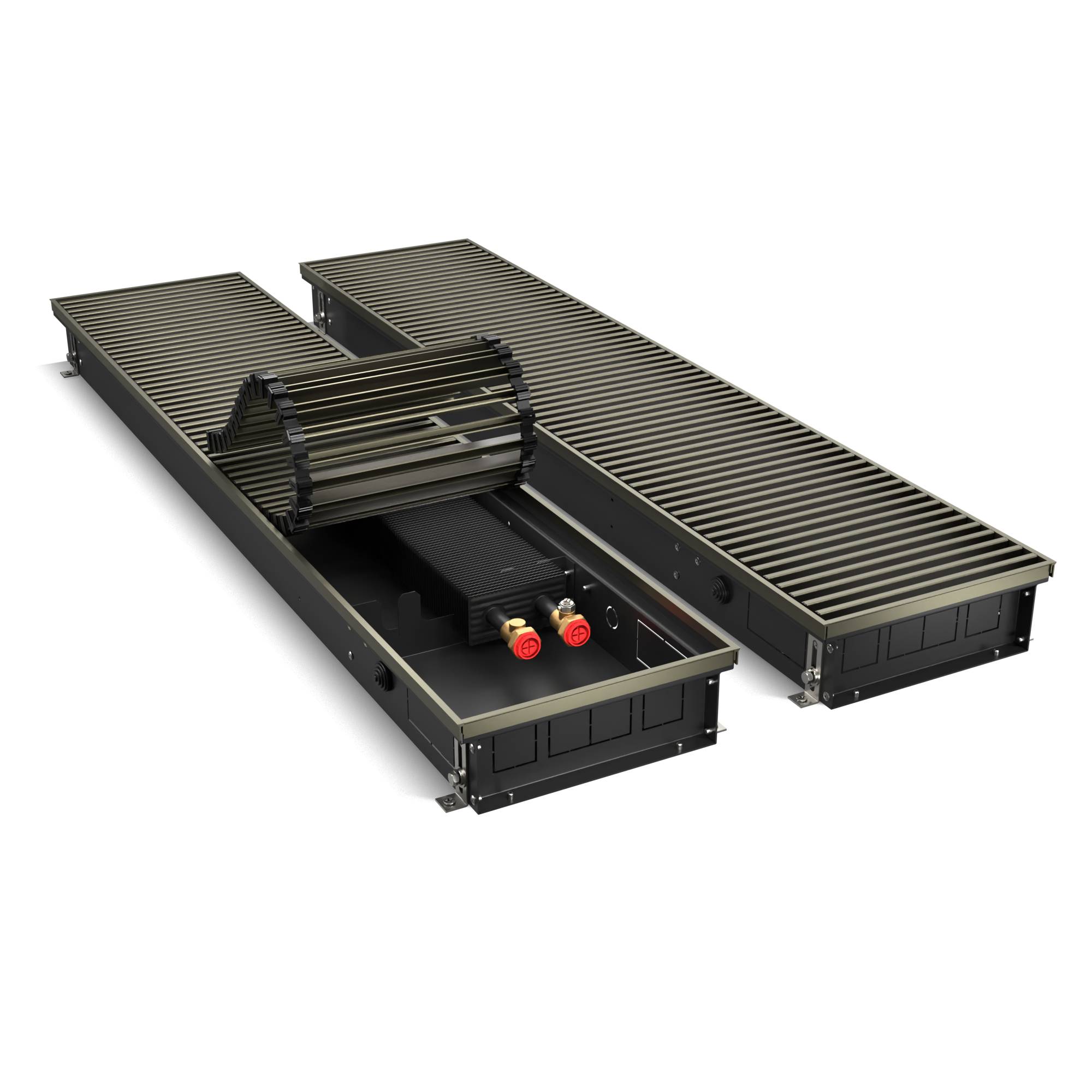 Конвектор внутрипольный Royal Thermo ATRIUM-90/250/1800-DG-U-DB
