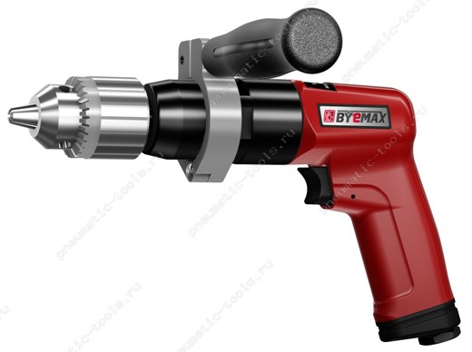 BM-7009A Пневматическая дрель 13 мм с пистолетной ручкой 1/2", 1 HP, 900 оборотов
