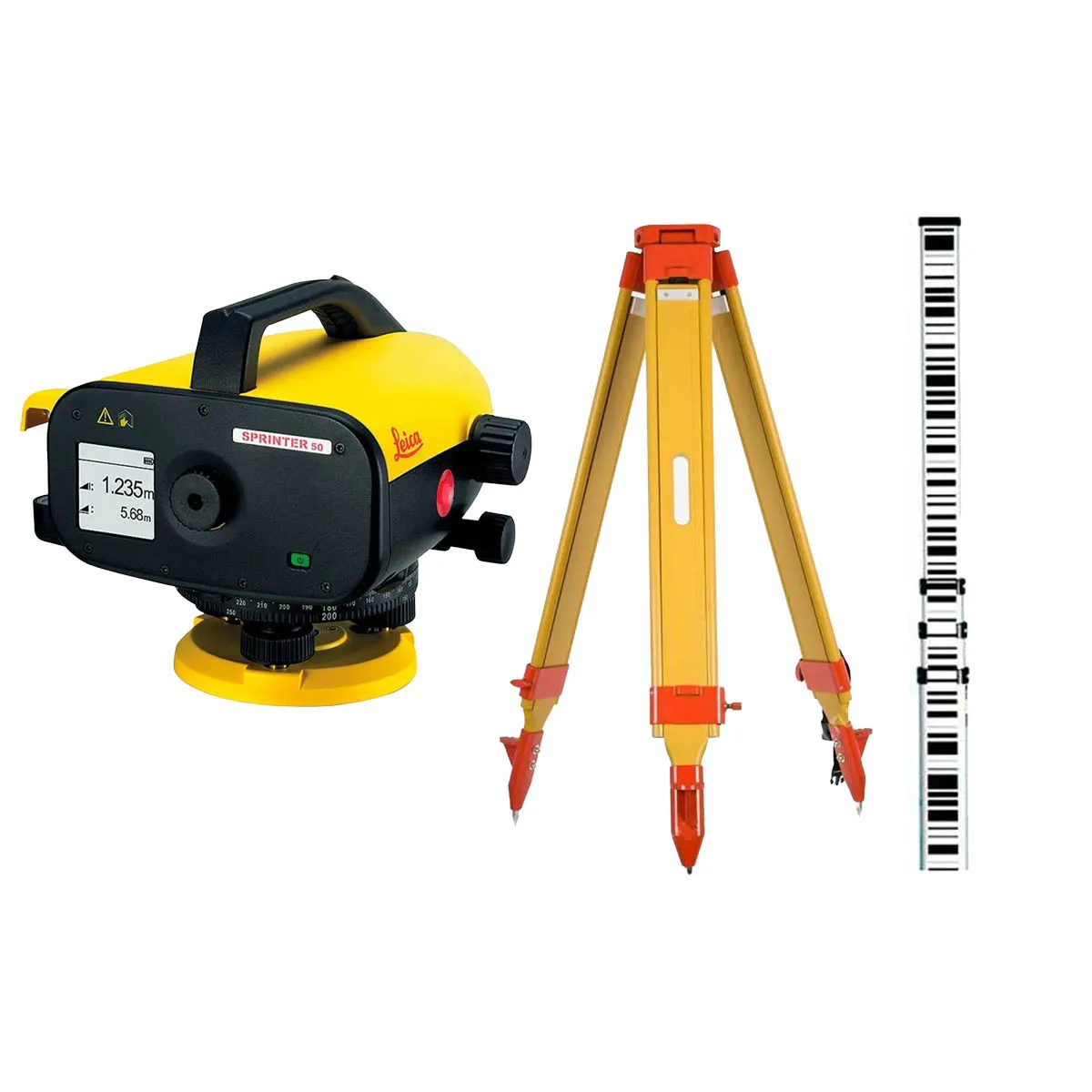 Цифровой нивелир Leica Sprinter 50 + штатив RGK SJW30 + рейка GSS111
