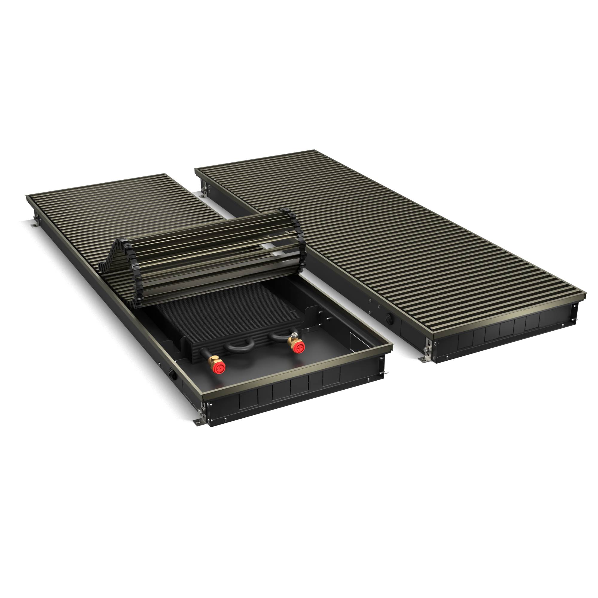 Конвектор внутрипольный Royal Thermo ATRIUM-75/400/2200-DG-U-DB
